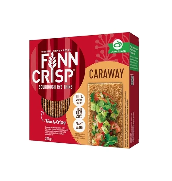 Chleb chrupki Finn Crisp z kminkiem 200g BENUS 1