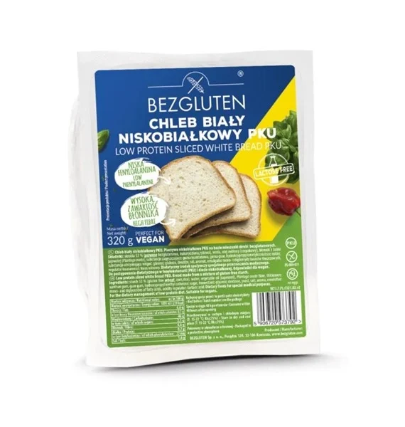 Chleb niskobiałkowy PKU 320g BEZGLUTEN 1