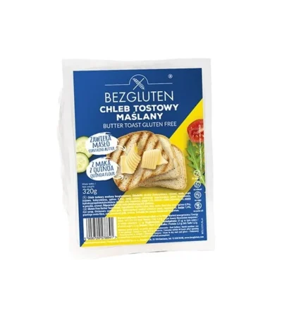 Chleb tostowy maślany 320g BEZGLUTEN 1