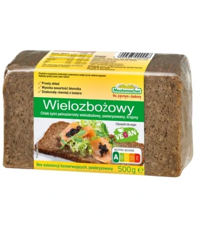 Chleb wielozbożowy pełnoziarnisty 500g BENUS 1