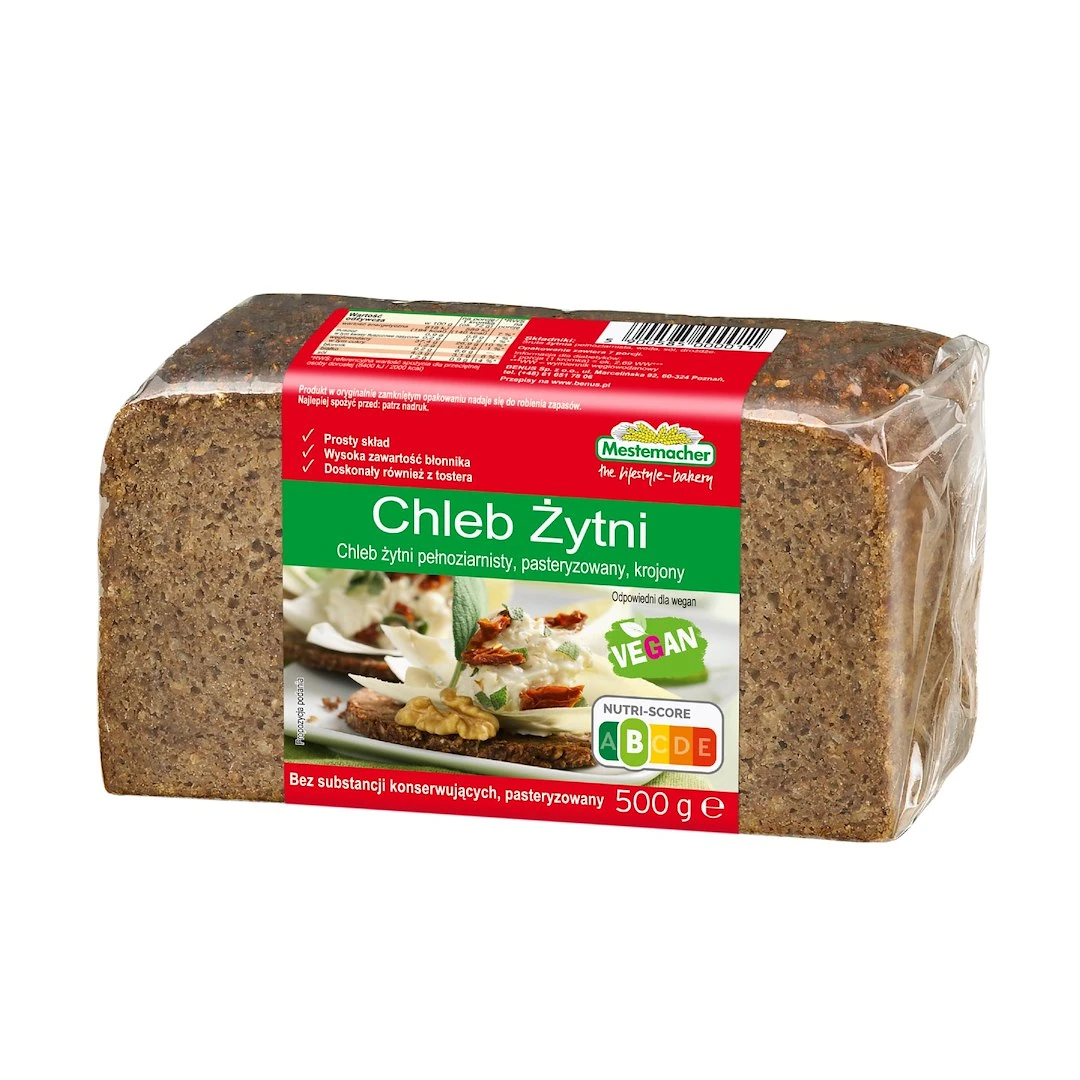 Chleb żytni 500g BENUS 1 Chleb żytni 500g BENUS 1