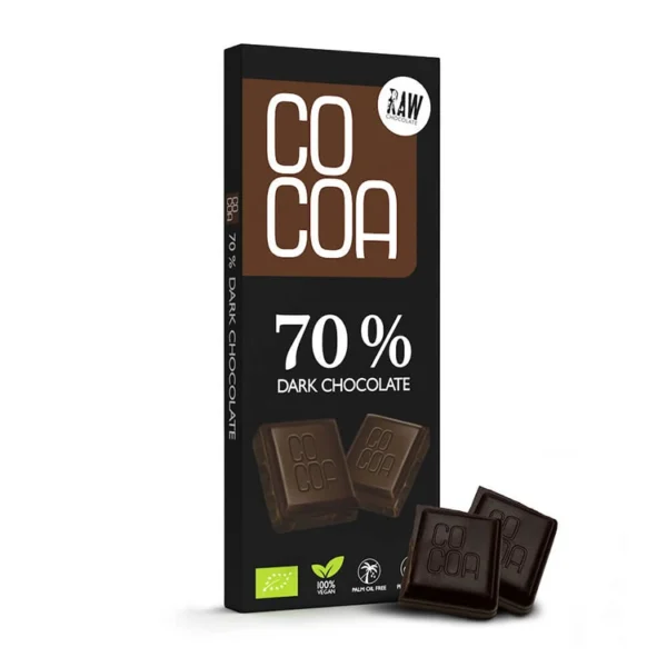 Czekolada gorzka 70% bio 40g COCOA 1