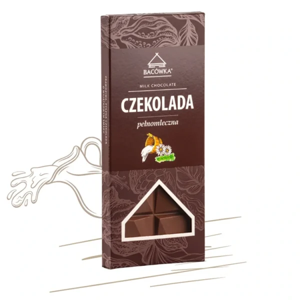 Czekolada pełnomleczna 100g BACÓWKA 1