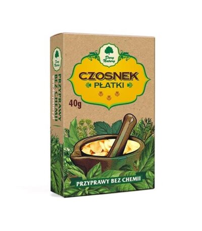 Czosnek płatki 40g DARY NATURY