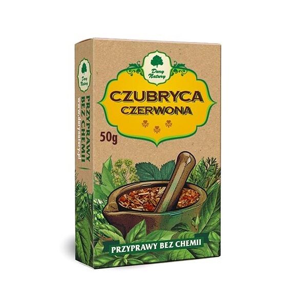 Czubryca czerwona 50g DARY NATURY
