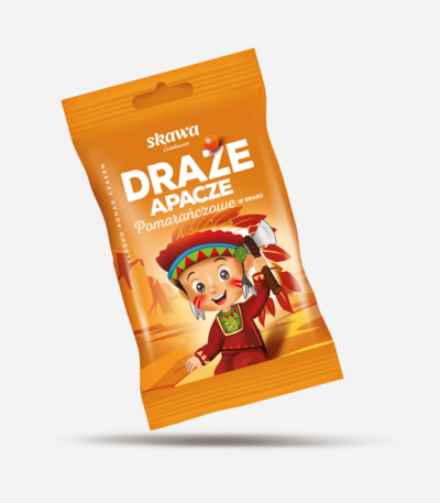 Draże pomarańczowe Apacze 70g SKAWA
