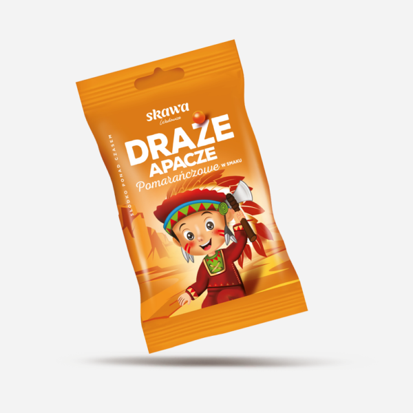 Draże pomarańczowe Apacze 70g SKAWA