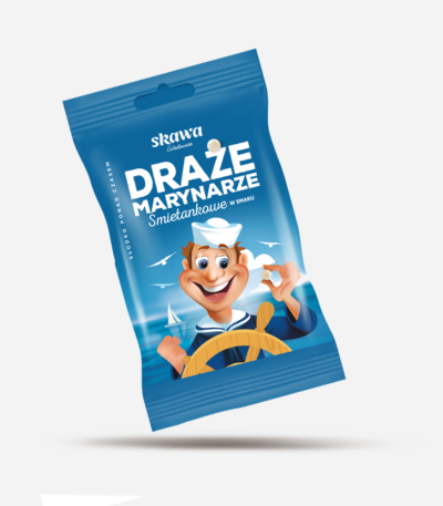 Draże śmietankowe Marynarze 70g SKAWA