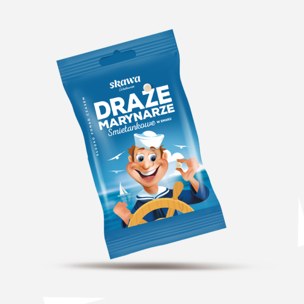 Draże śmietankowe Marynarze 70g SKAWA
