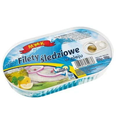 Filety śledziowe w oleju 170g M&K