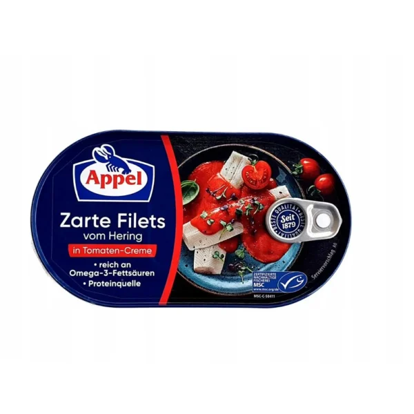 Filety śledziowe w sosie pomidorowym 200g APPEL