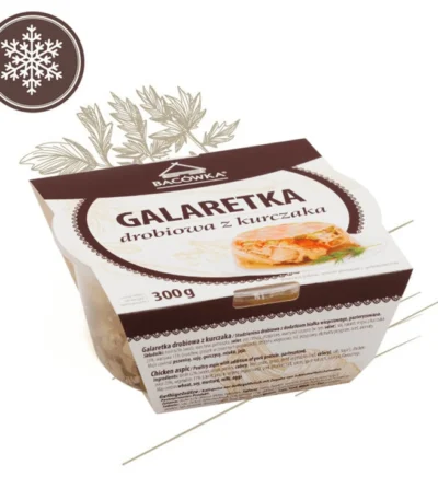 Galaretka drobiowa z kurczaka 300g BACÓWKA 1