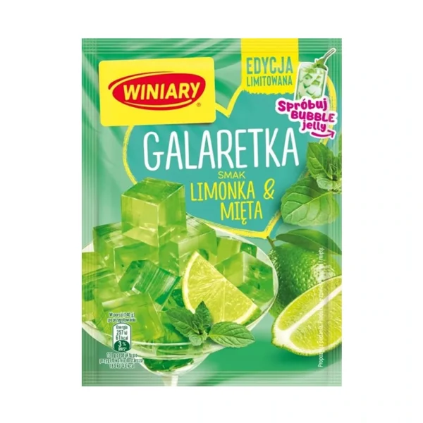 Galaretka smak Limonka & Mięta WINIARY