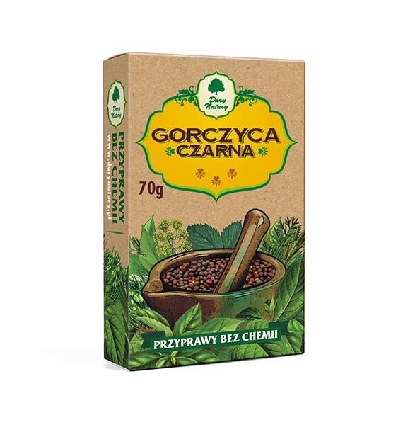Gorczyca czarna 70g DARY NATURY