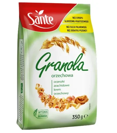 Granola orzechowa 350g SANTE