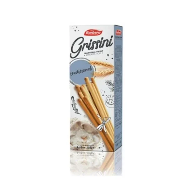 Grissini Torinesi włoskie paluszki chlebowe klasyczne 125g BERBERO