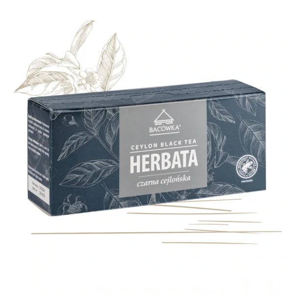 Herbata czarna ceylońska w torebkach 40g BACÓWKA