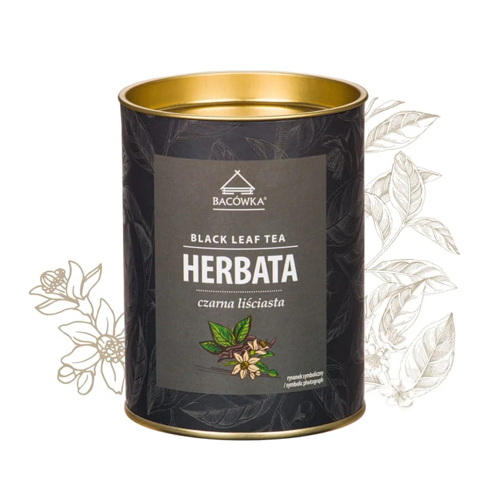 Herbata czarna liściasta Ceylon 100g BACÓWKA Herbata czarna liściasta Ceylon 100g BACÓWKA