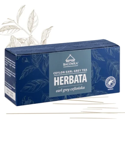 Herbata earl grey cejlońska w torebkach 40g BACÓWKA
