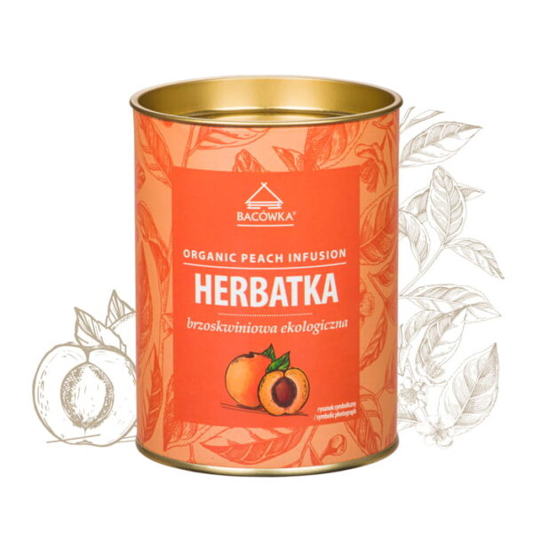 Herbatka brzoskwiniowa ekologiczna 100g BACÓWKA
