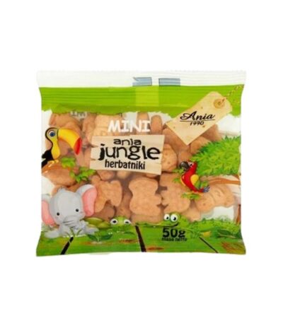 Herbatniki mini JUNGLE 50g ANIA