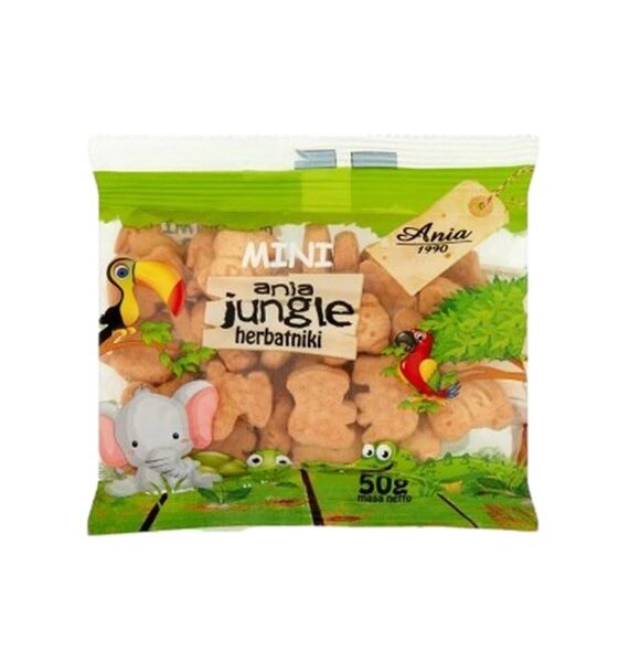 Herbatniki mini JUNGLE 50g ANIA