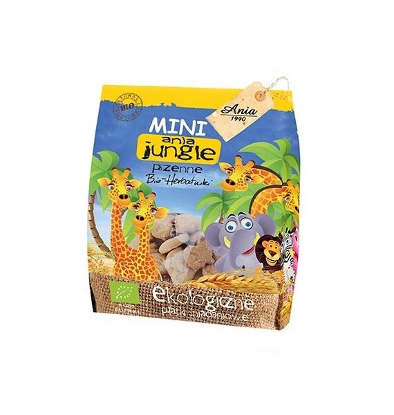Herbatniki mini JUNGLE BIO 100g ANIA