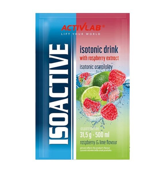Isoactive malina limonka (saszetka 31,50 g) ACTIVLAB
