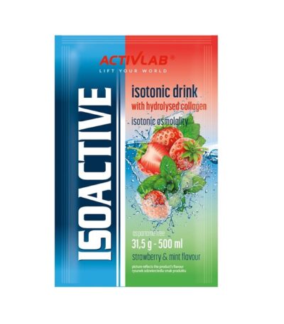 Isoactive truskawka mięta (saszetka 31,50 g) ACTIVLAB