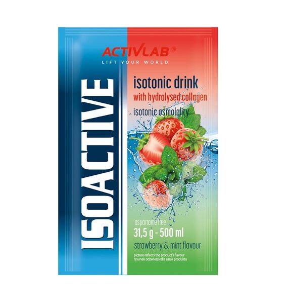 Isoactive truskawka mięta (saszetka 31,50 g) ACTIVLAB