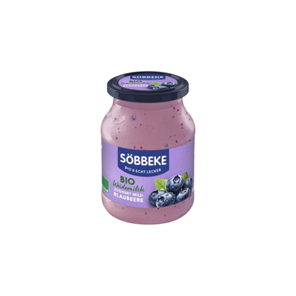 Jogurt kremowy jagodowy bio 500g SOBBEKE