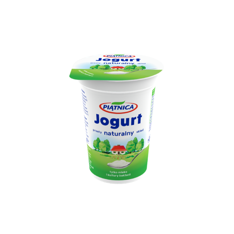 Jogurt naturalny 180g PIĄTNICA Jogurt naturalny 180g PIĄTNICA