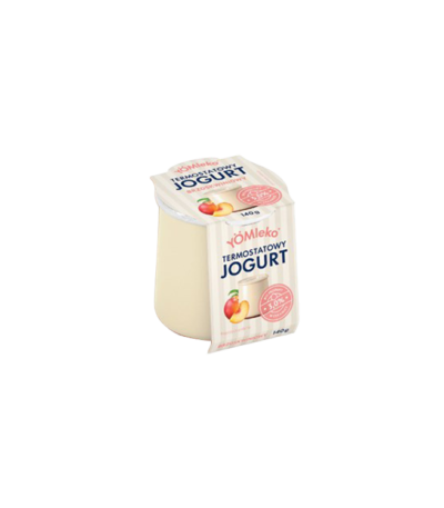 Jogurt termostatowy brzoskwiniowy 3% 140g YOMLEKO