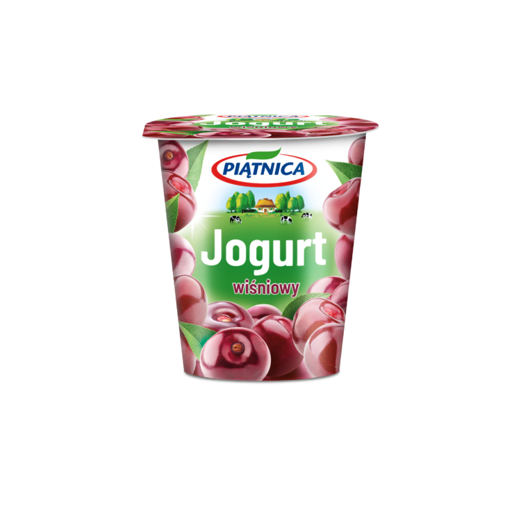 Jogurt wiśniowy 150g PIĄTNICA Jogurt wiśniowy 150g PIĄTNICA