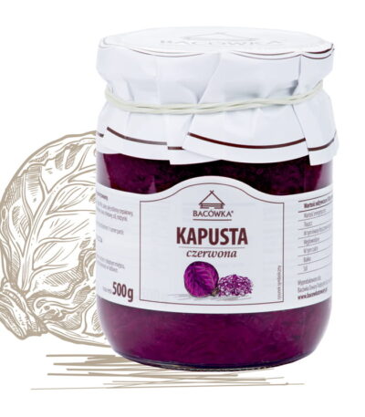 Kapusta czerwona 500g BACÓWKA
