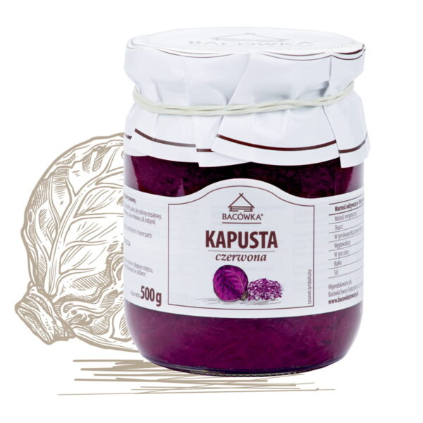Kapusta czerwona 500g BACÓWKA