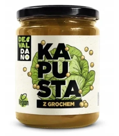 Kapusta z grochem 480g DEVALDANO