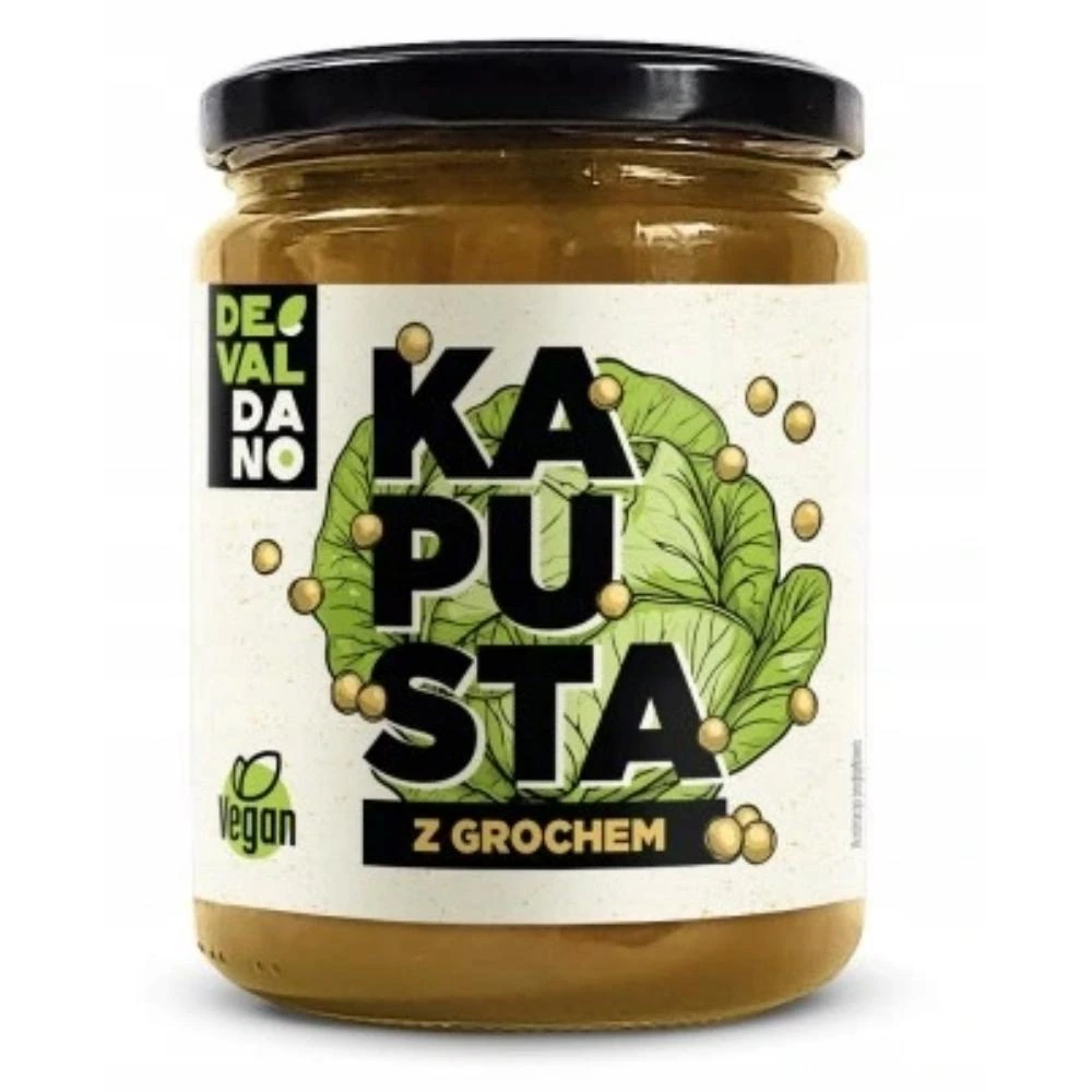 Kapusta z grochem 480g DEVALDANO Kapusta z grochem 480g DEVALDANO