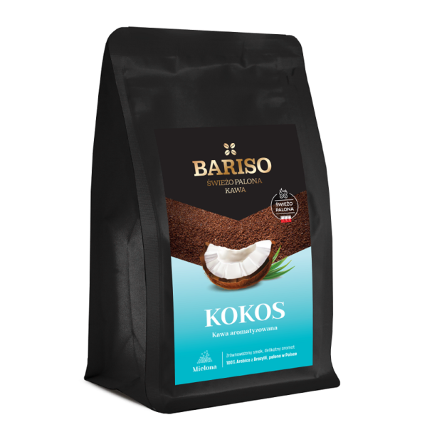 Kawa mielona Bariso o smaku kokosowym 200g BACÓWKA