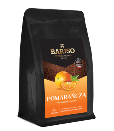 Kawa mielona Bariso o smaku pomarańczowym 200g BACÓWKA