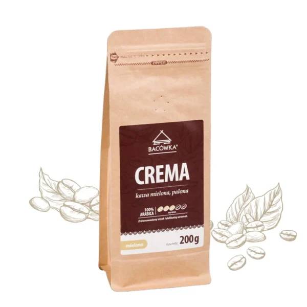 Kawa mielona Crema 200g BACÓWKA