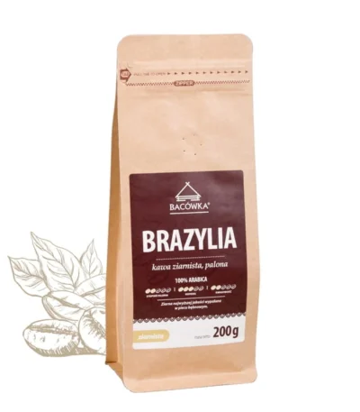 Kawa ziarnista Brazylia 200g BACÓWKA