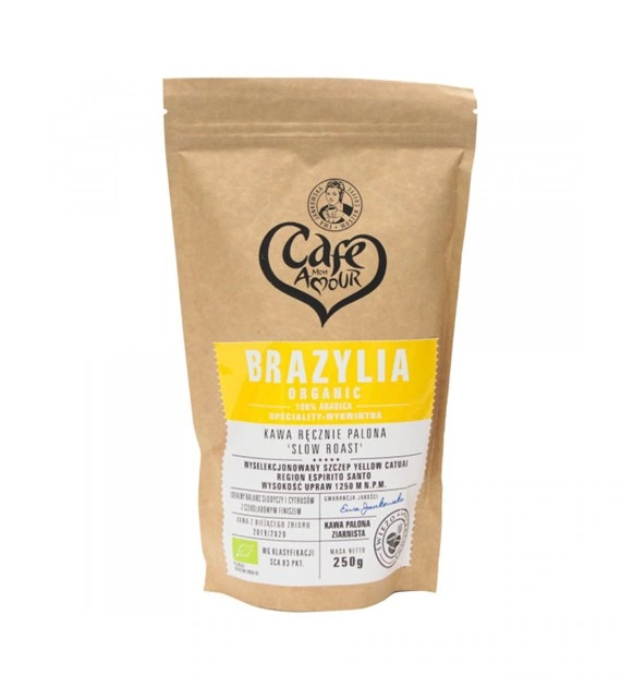 Kawa ziarnista Brazylia 250g BIO CAFE CREATOR Kawa ziarnista Brazylia 250g BIO CAFE CREATOR