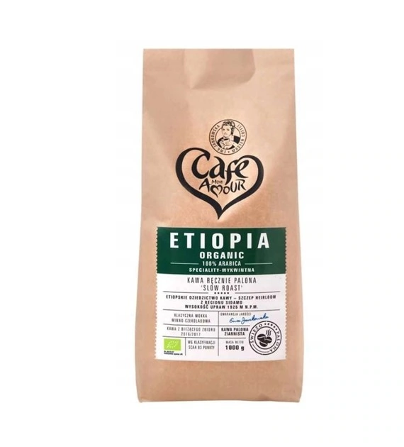 Kawa ziarnista Etiopia 1kg BIO CAFE CREATOR Kawa ziarnista Etiopia 1kg BIO CAFE CREATOR