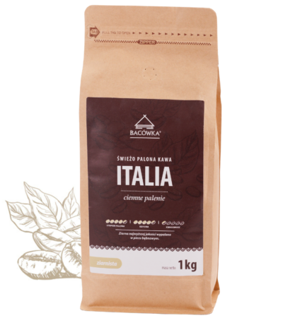 Kawa ziarnista Italia 1kg BACÓWKA