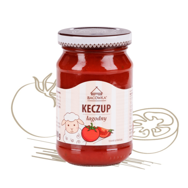 Keczup łagodny dla dzieci 200g BACÓWKA