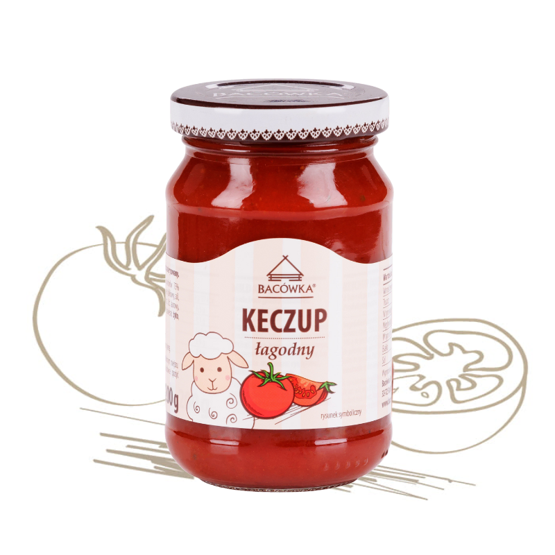 Keczup łagodny dla dzieci 200g BACÓWKA Keczup łagodny dla dzieci 200g BACÓWKA
