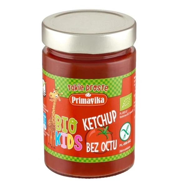 Ketchup bez octu dla dzieci bio 315g PRIMAVICA