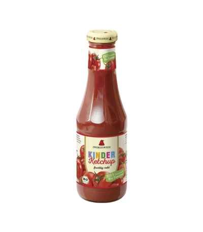 Ketchup dla dzieci bezglutenowy bio 500ml ZWERGENWIESE