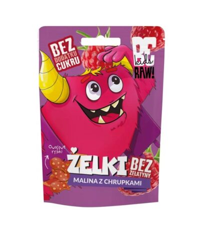 Kids Żelki malina z chrupkami 35g PURELLA